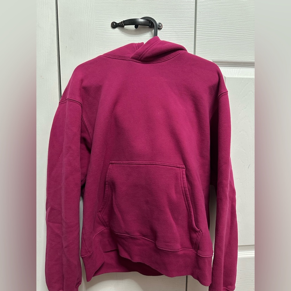 TNA size medium Bold Fuchsia Cozy Sweatfleece Perfect Hoodie